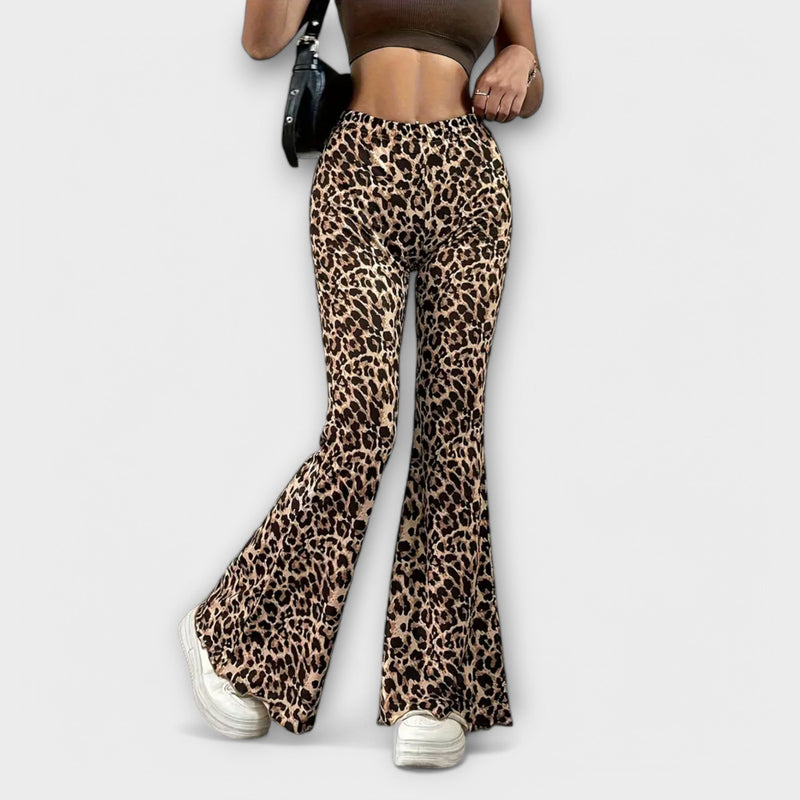 Nevenka - Hlače S Leopard Uzorkom